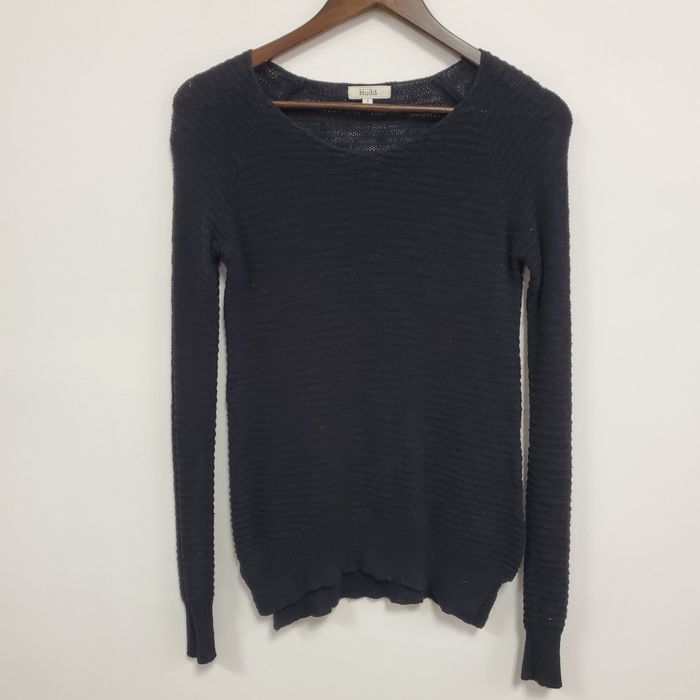 Mudd Y2K Open Knit Fairy‎ Grunge Sweater Size S Long Sleeve Sheer Whimsigoth
